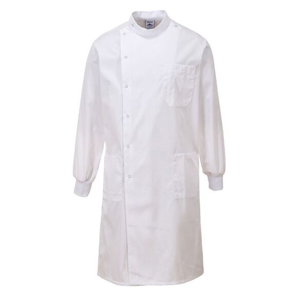 Portwest Unisex Adult Howie Texpel Finish Lab Coat / White - Picture 1 of 2